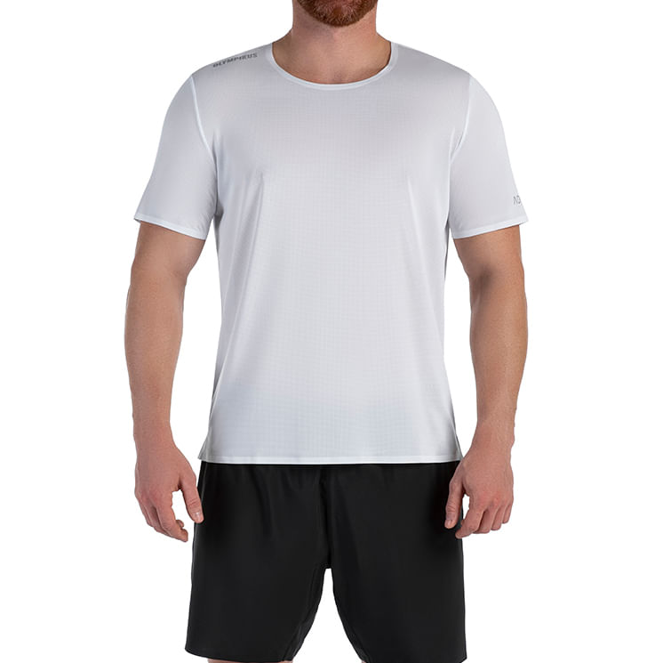 Olympikus Camiseta OIMCR24605-BRANCO M CORRE Branco Poliester -2-